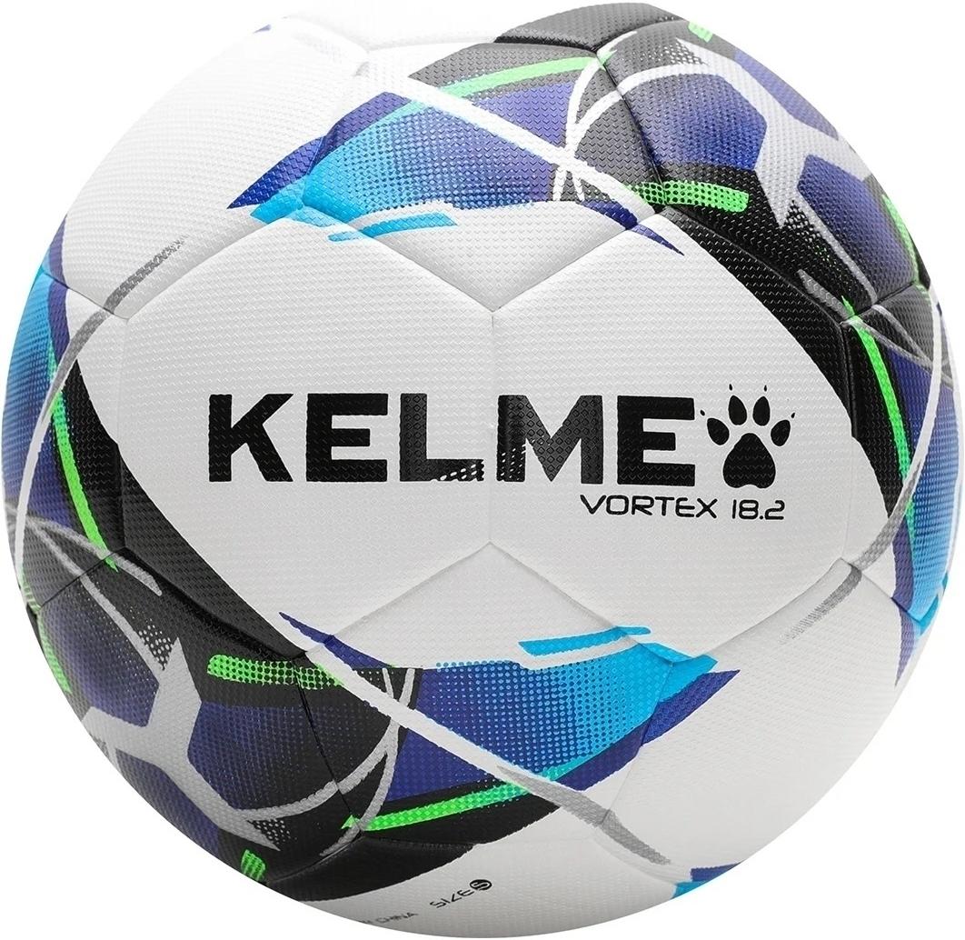 Футбольный мяч KELME VORTEX 18.2 р. 4 Бело-черный (8101QU5001.9113)