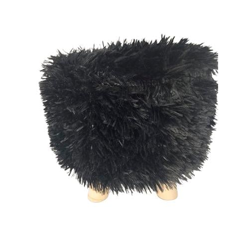 Пуф Fluffy 28х30 см Черный (R33440-1)