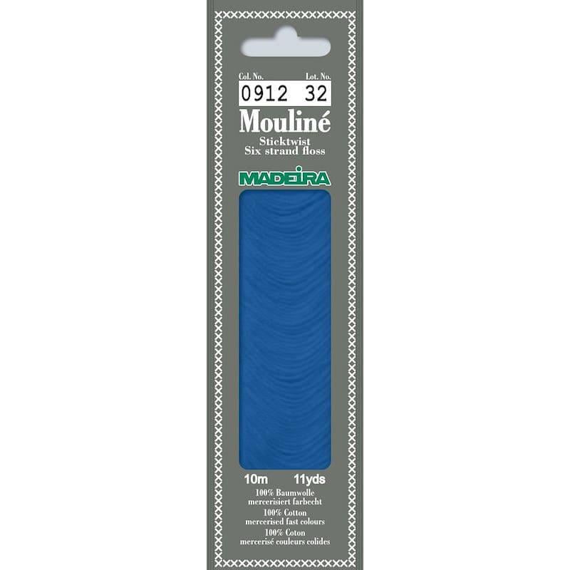 Нитки мулине Madeira 0912 Mouline Синий яркий Нитки мулине Madeira 0912 Mouline Синий яркий