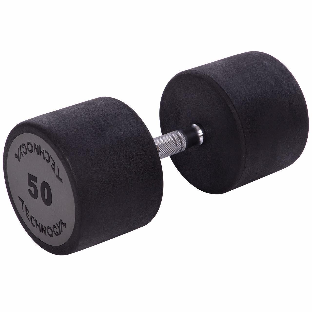 Гантель цельная Technogym LN-1254-50 с полиуретановым покрытием 50 кг (2532854008)