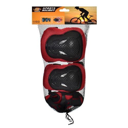 Набір захисту для катання MS 0339-1 Червоний з чорним