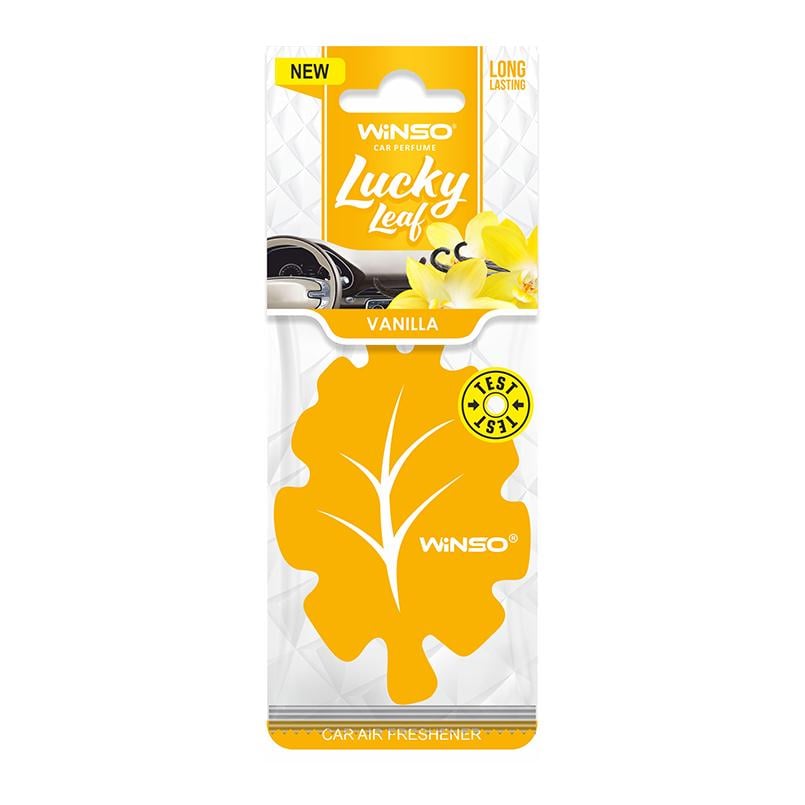 Освіжувач повітря WINSO Lucky Leaf целюлозний ароматизатор Vanilla