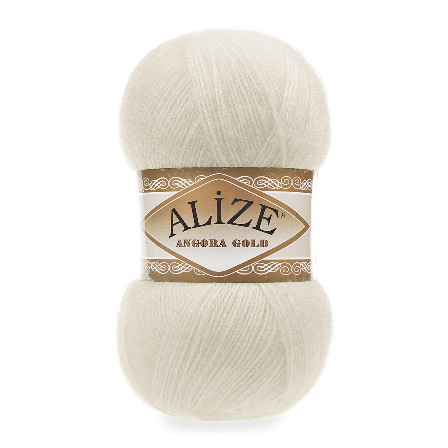 Пряжа Alize Angora Gold 01