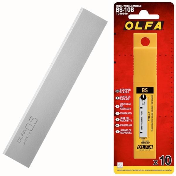 Лезвие-скребок Olfa BS-10B 10 шт. (OF-BS-10B)