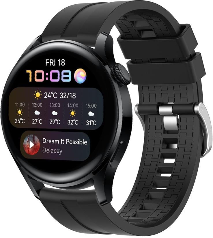 Ремешок Puzzle для Huawei Watch 3 22 мм Black (22566-2B)