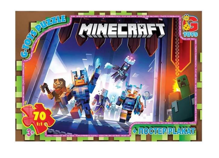 Пазли G-Toys із серії Minecraft 70 ел. (MTT-194706)