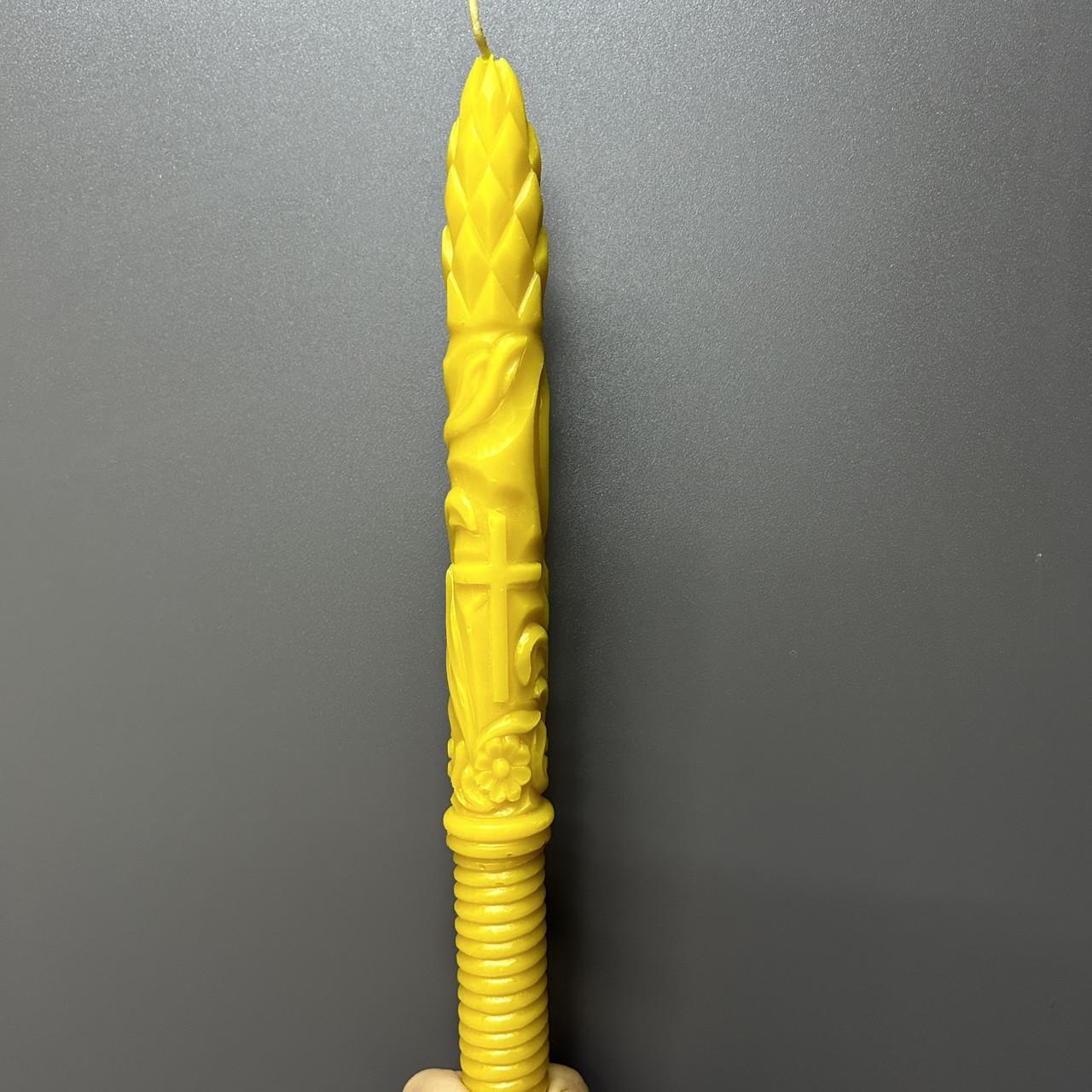 Свеча восковая резьба восковая 31 см (1611055882) Свеча восковая резьба восковая 31 см (1611055882)