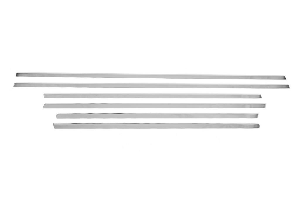 Окантовка окон Carmos для Mercedes E-сlass W212 2009-2016 гг. нержавеющая сталь Хром Окантовка окон Carmos для Mercedes E-сlass W212 2009-2016 гг. нержавеющая сталь Хром