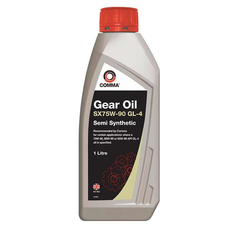 Трансмиссионная смазка COMMA GEAR OIL SX75W-90 GL4 1 л (SXGL41L)