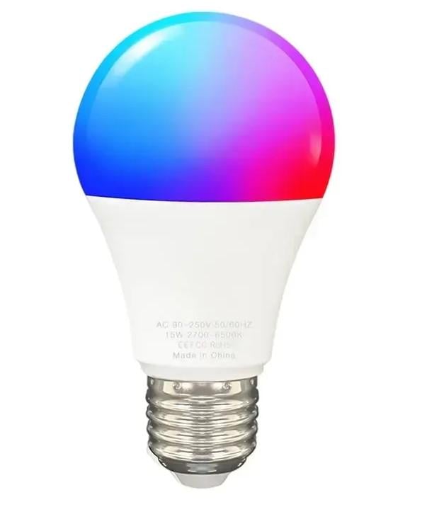 Розумна лампочка Tuya Smart LED Bluetooth A60 E27 RGB Color/White (AWN-00123) Розумна лампочка Tuya Smart LED Bluetooth A60 E27 RGB Color/White (AWN-00123)