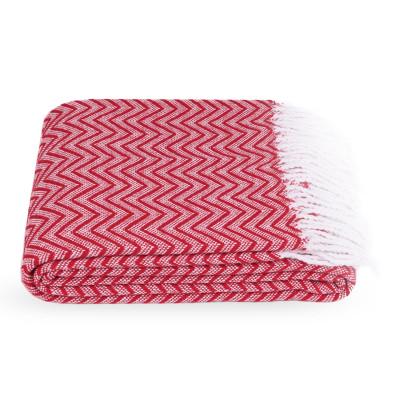 Плед виола 140x200 см Красный