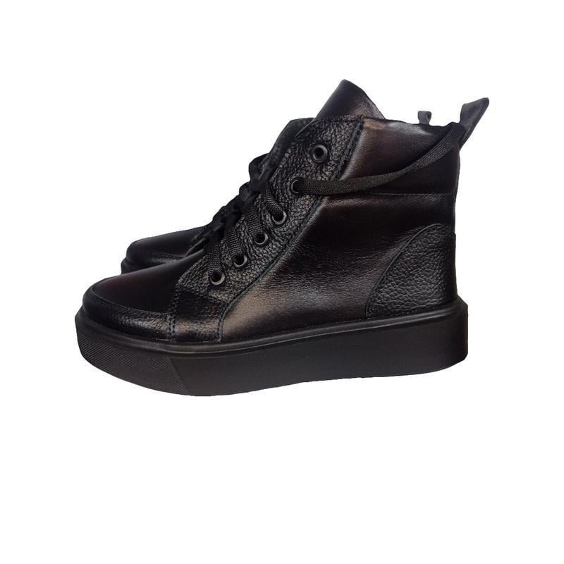 Ботинки женские кожаные Ailinda р. 39 Черный (901-2М) - фото 6