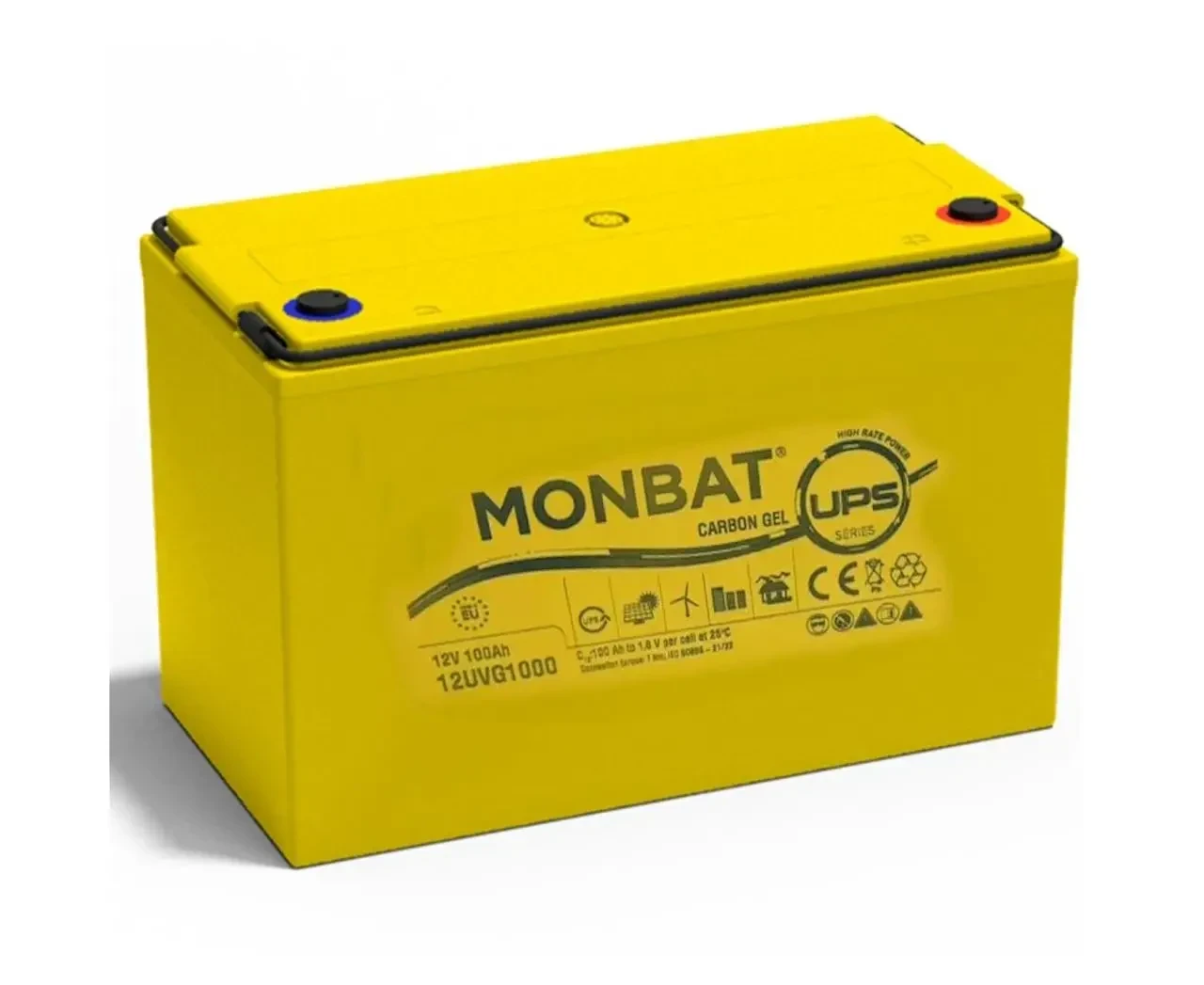 Акумулятор Monbat 12UVG1000 12V 100 Ah (23814531)