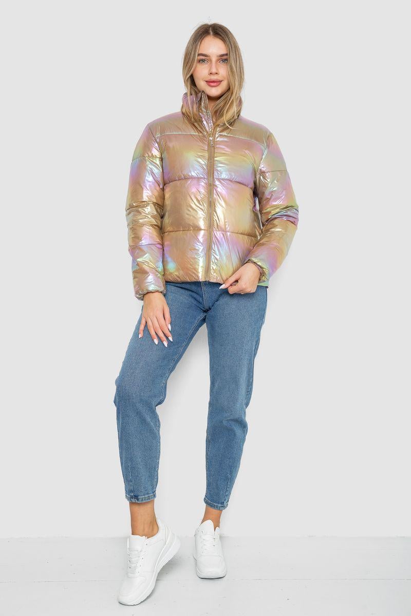 Куртка жіноча Ager демісезонна 243R2022-2 M Бежево-бузковий (113220_825530) - фото 3