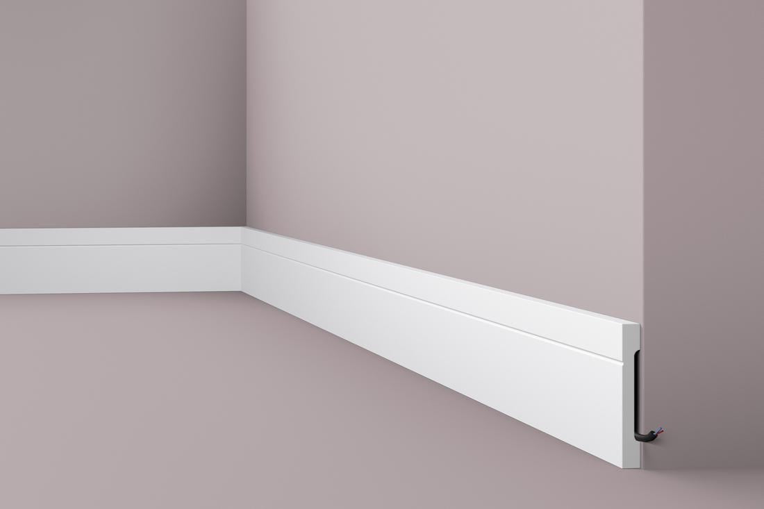 Плинтус гладкий NMC FD2 2000х110х15 мм (44155)