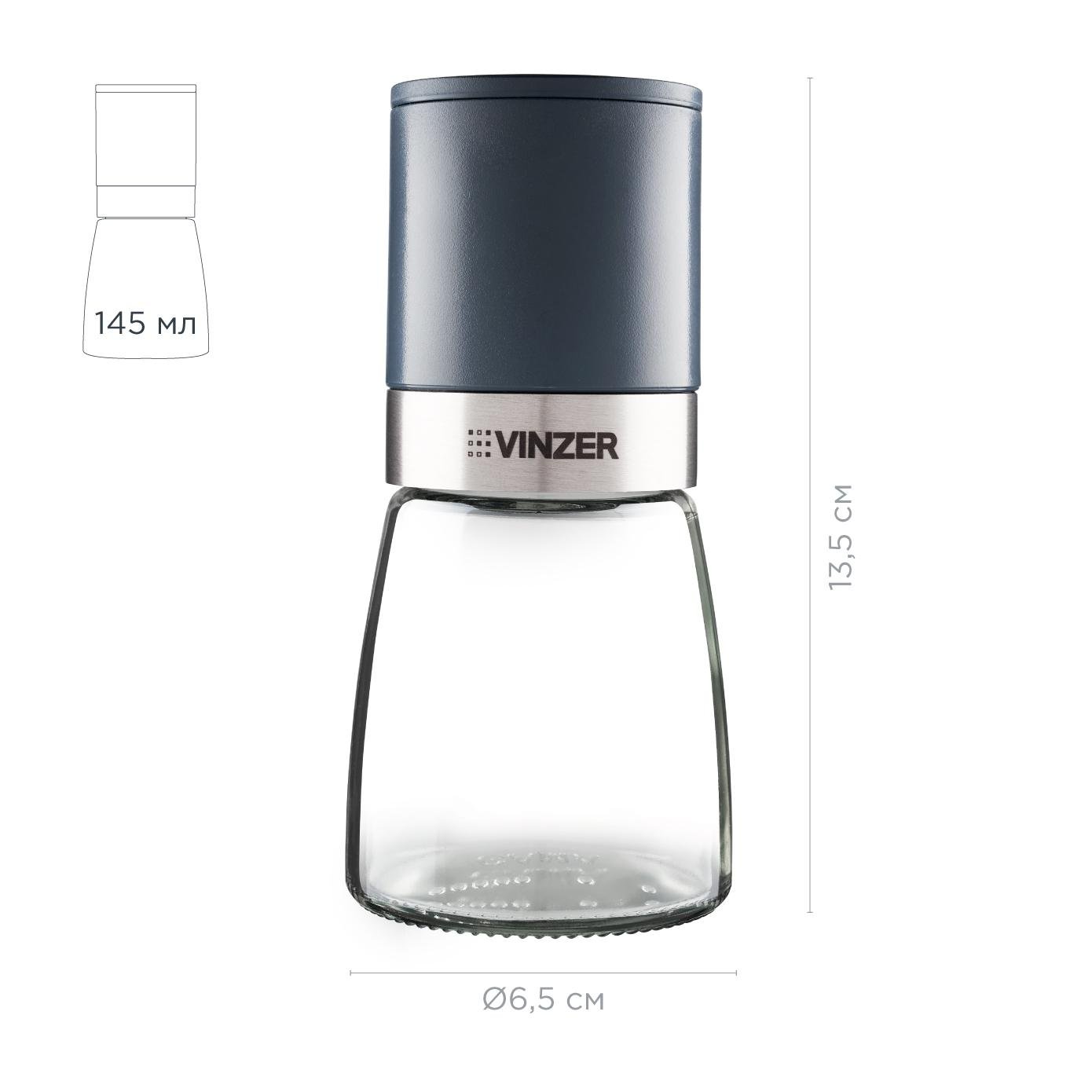 Млин для солі та перцю Vinzer 50196 - фото 6