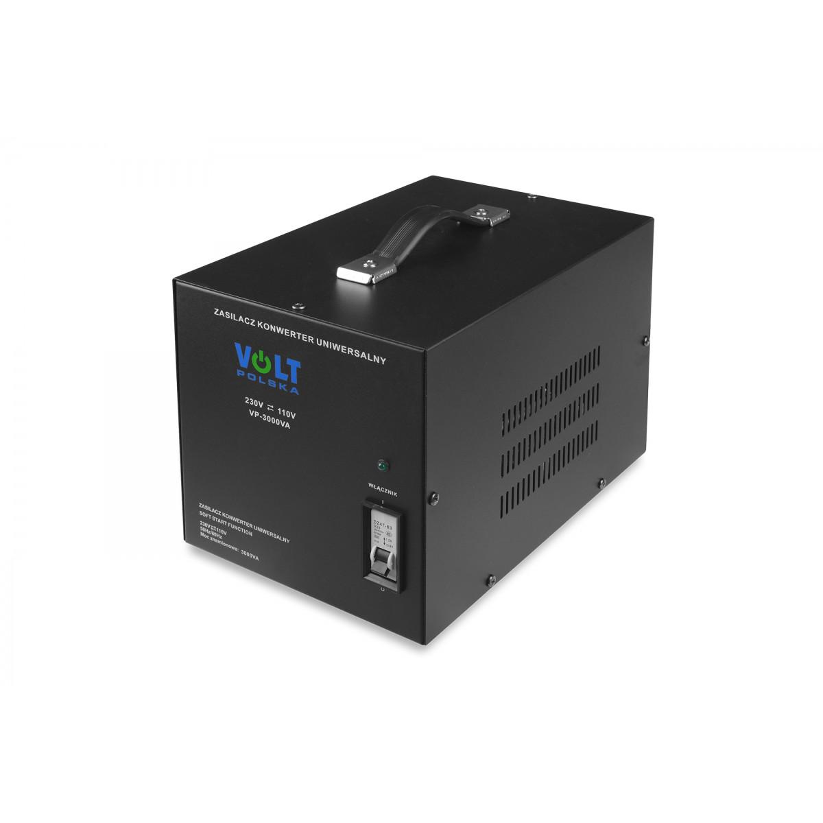 Конвертер напряжения Volt Polska VP-3000 230V/110V 3000VA (5K230110300)