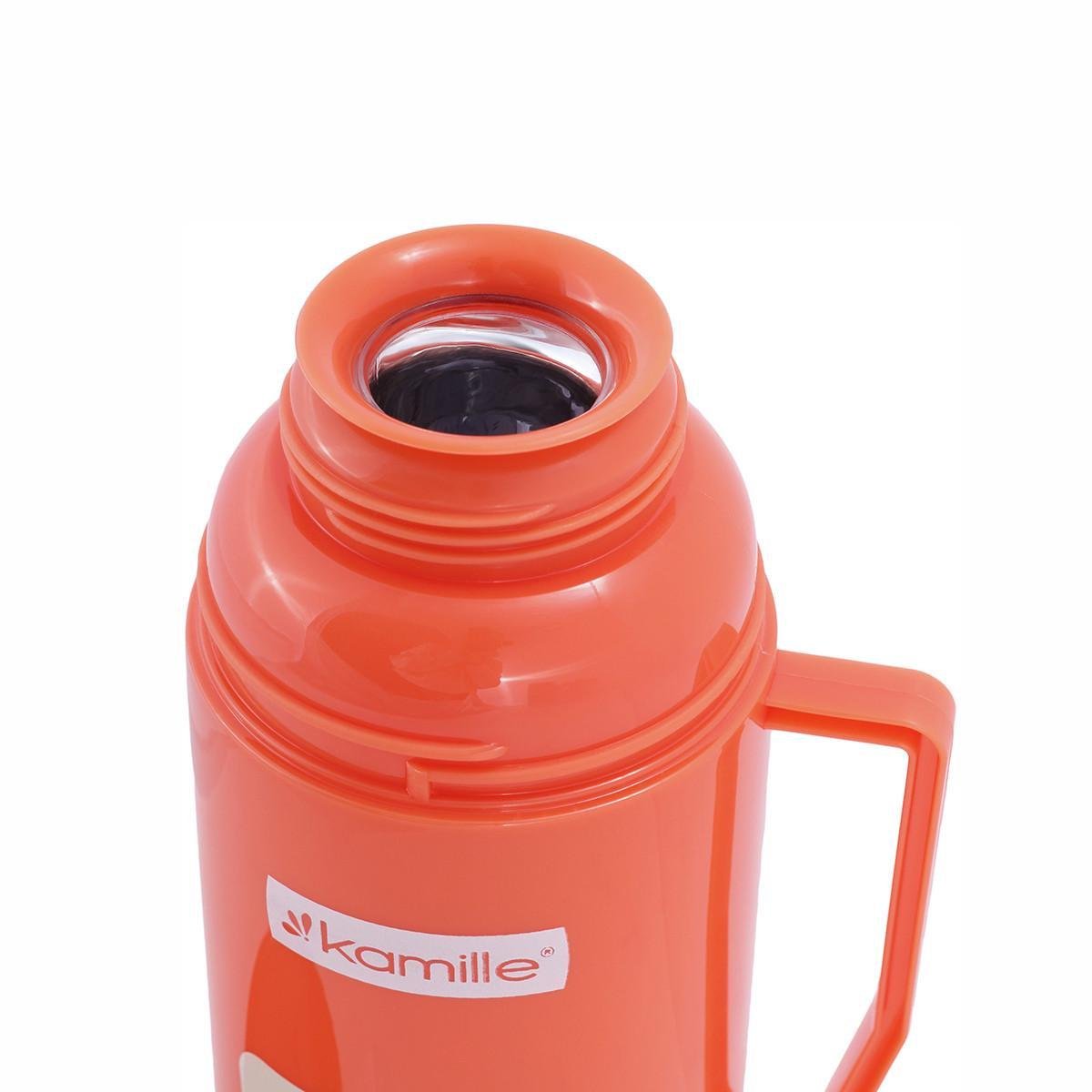Термос із ручкою Kamille KM-2071 зі скляною колбою та 2 чашками 600 мл Червоний (150-84-2071.1) - фото 7 Термос із ручкою Kamille KM-2071 зі скляною колбою та 2 чашками 600 мл Червоний (150-84-2071.1) - фото 7