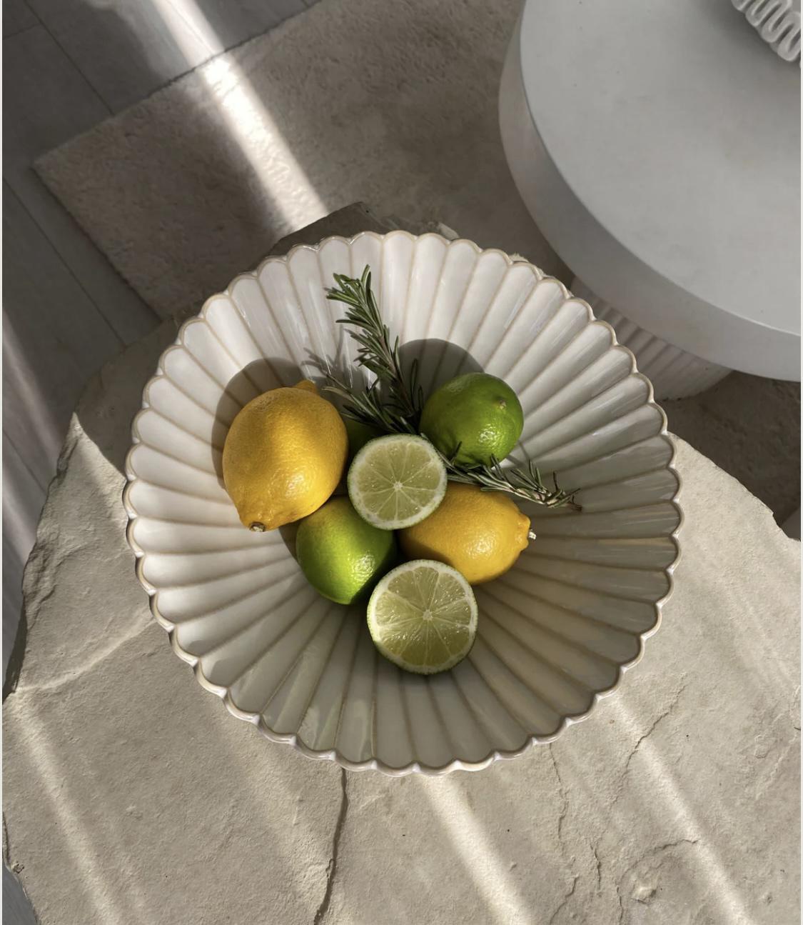 Пиала керамическая Элеганс 25 см Белый (90864) - фото 5