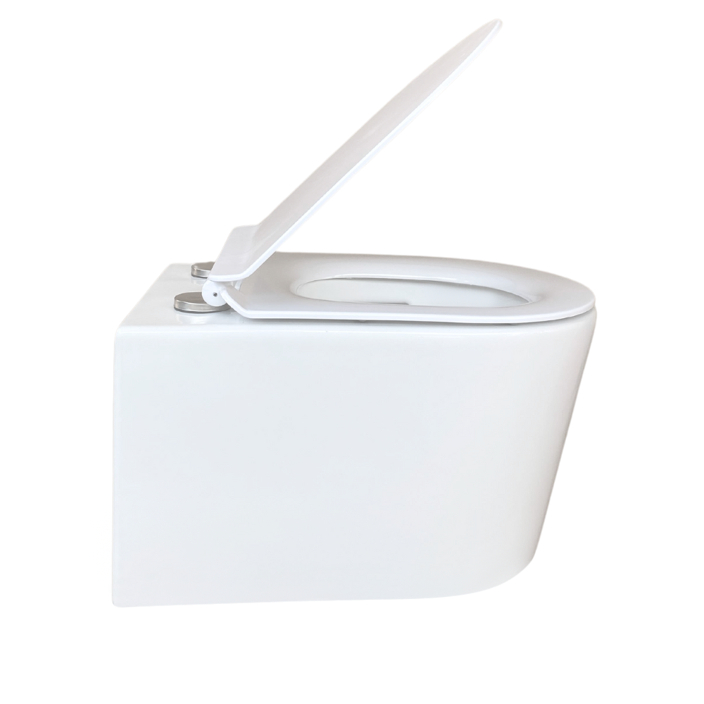 Унітаз підвісний Keramika Nova W106 безобідковий з кришкою - фото 3 Унітаз підвісний Keramika Nova W106 безобідковий з кришкою - фото 3