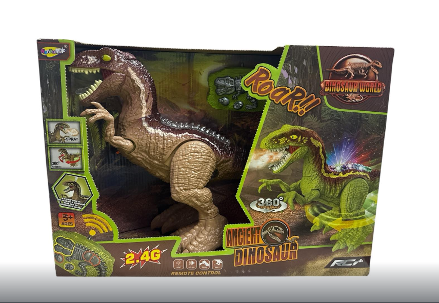 Радіокерований динозавр NY 057 A1 обертається на 360/музика/звуки/парогенератор/світло/рухається (NY 057 A1)