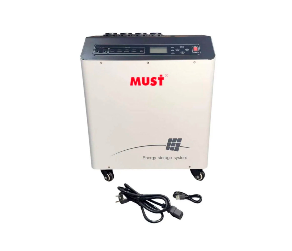 Инвертор Must HBP1800-2024 2000 W LiFePO4 LCD/24VDC/PV 60A MPPT/230V ±5%/6000 цикл 80% DOD/25°C/379x254x498 мм