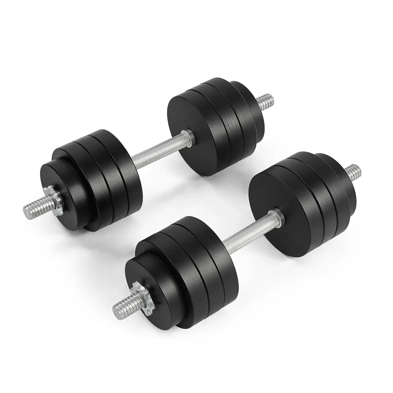 Гантели разборные MegaShape Progressive 2х37 кг с полимерным покрытием (DS-74-PR)