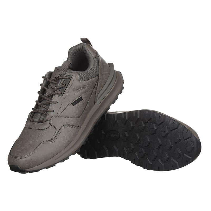 Кросівки чоловічі BaaS W3004-2С шкіряні р. 45 Сірий (20360) - фото 4