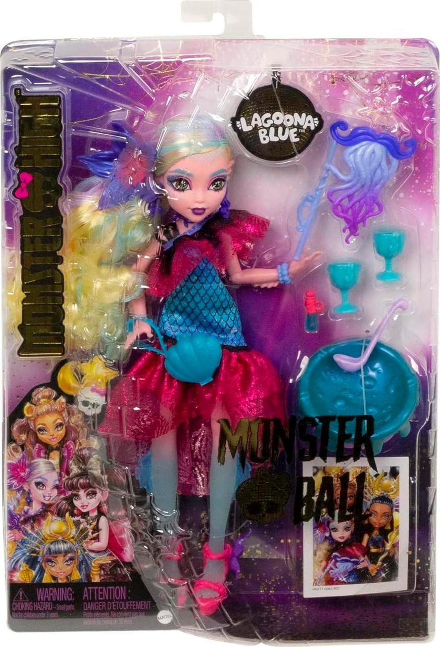 Лялька Monster High Lagoona Blue Monster Ball Party HNF71 - фото 6