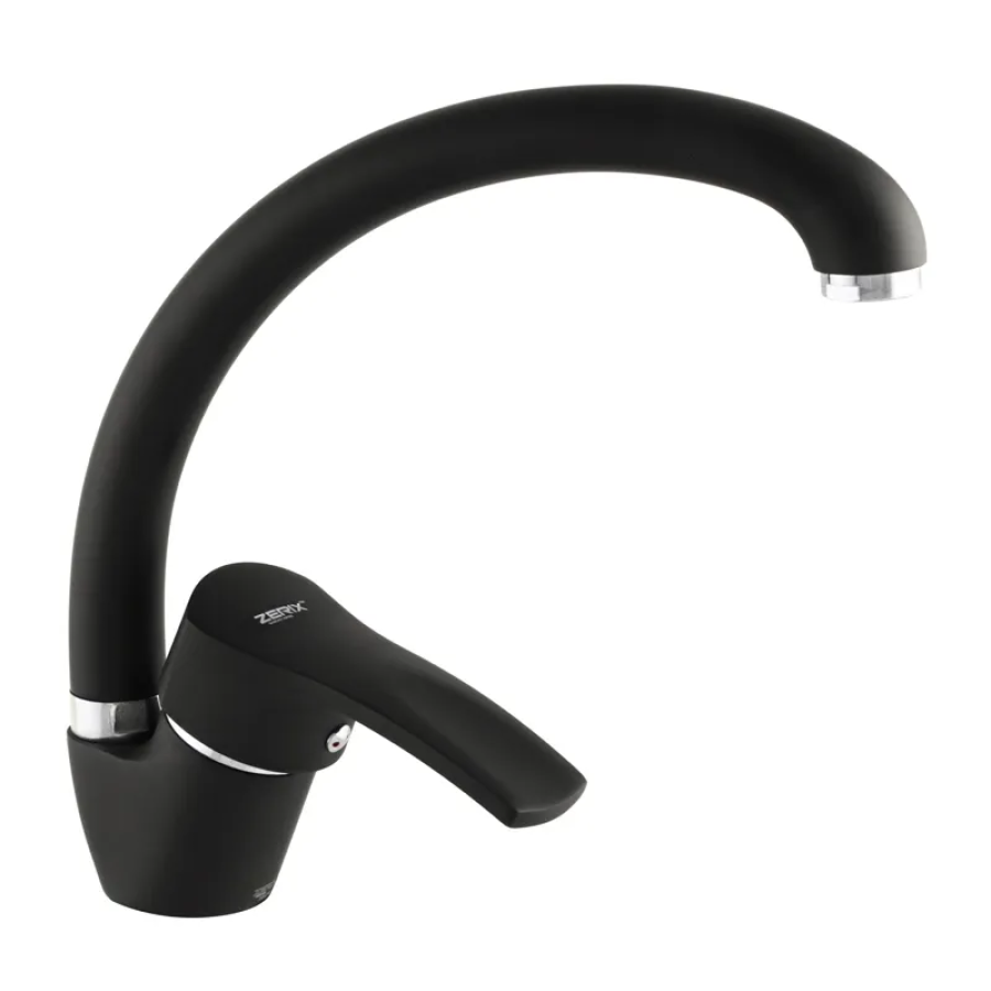 Смеситель для кухни Zerix YUB 279 Black (ZX2794)