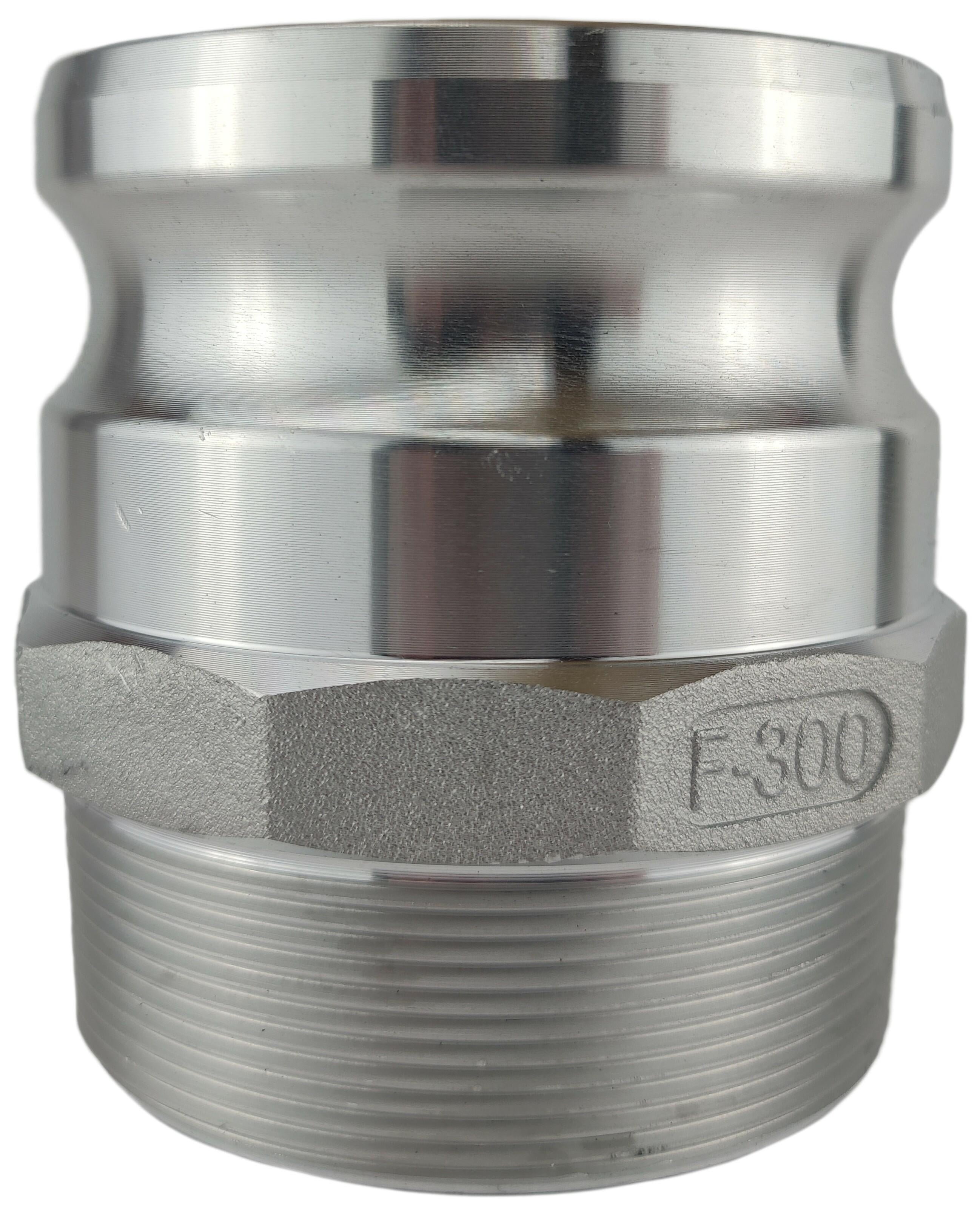 Ниппель camlock тип F с наружной резьбой BSPP ШРЗ алюминий F-300 3" (50250048)