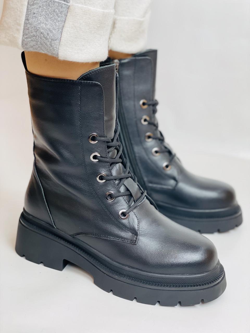 Ботинки женские зимние Farinni р. 38 24,5 см Черный (2705) - фото 7