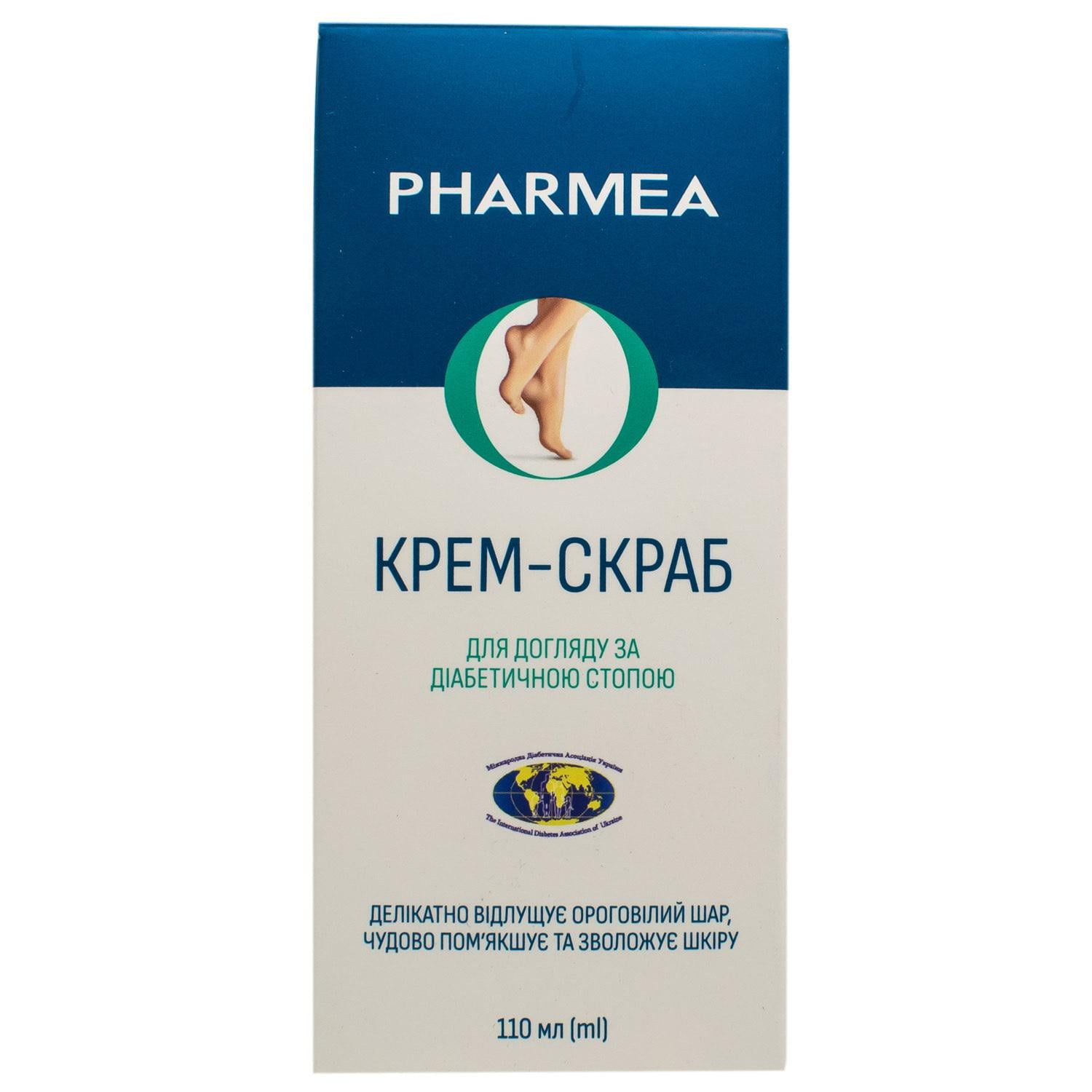 Крем-скраб Pharmea для ухода за диабетической стопой 110 мл (4820150753634)
