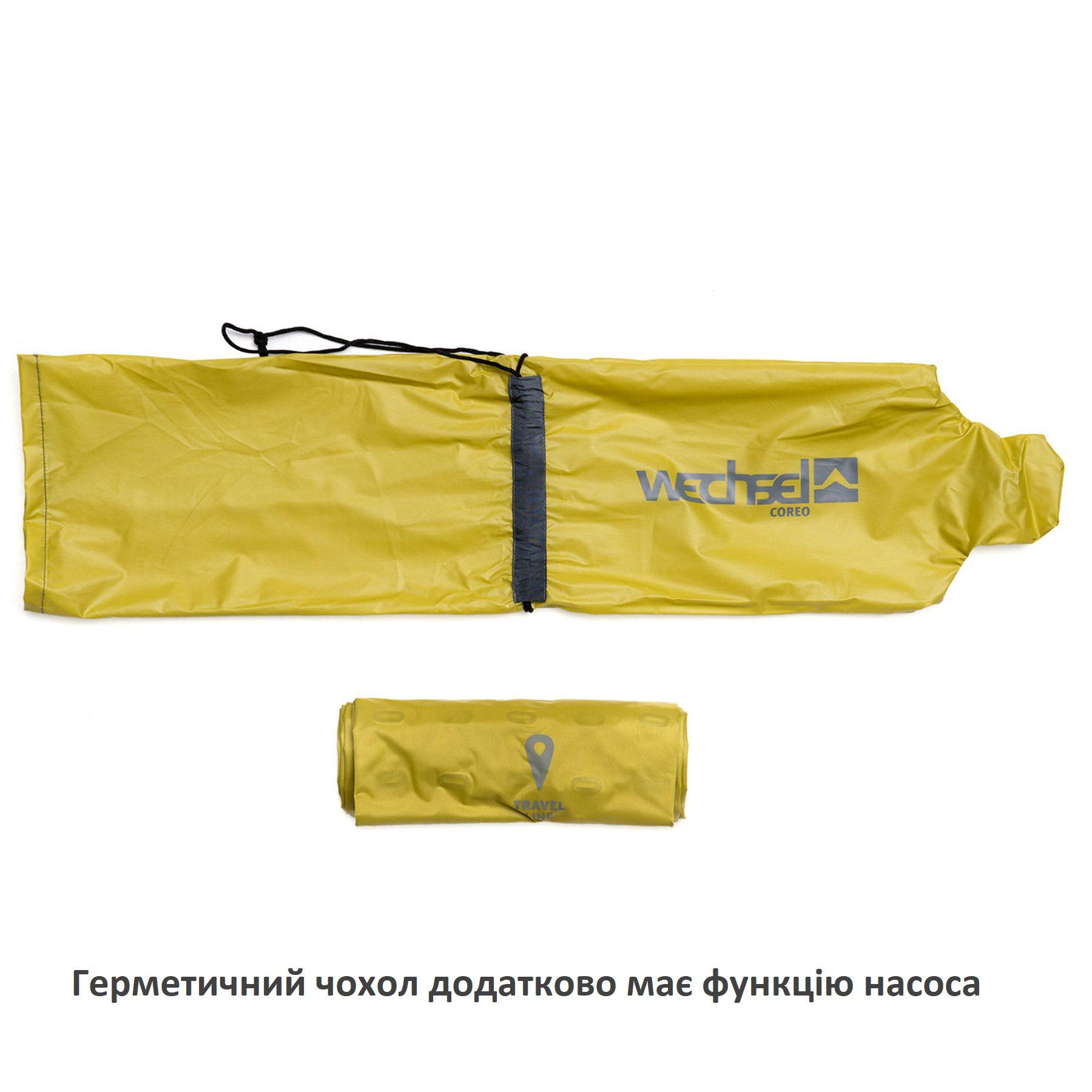 Килимок надувний Wechsel Coreo Double-Tube TL Lemon/Grey (233122) - фото 4