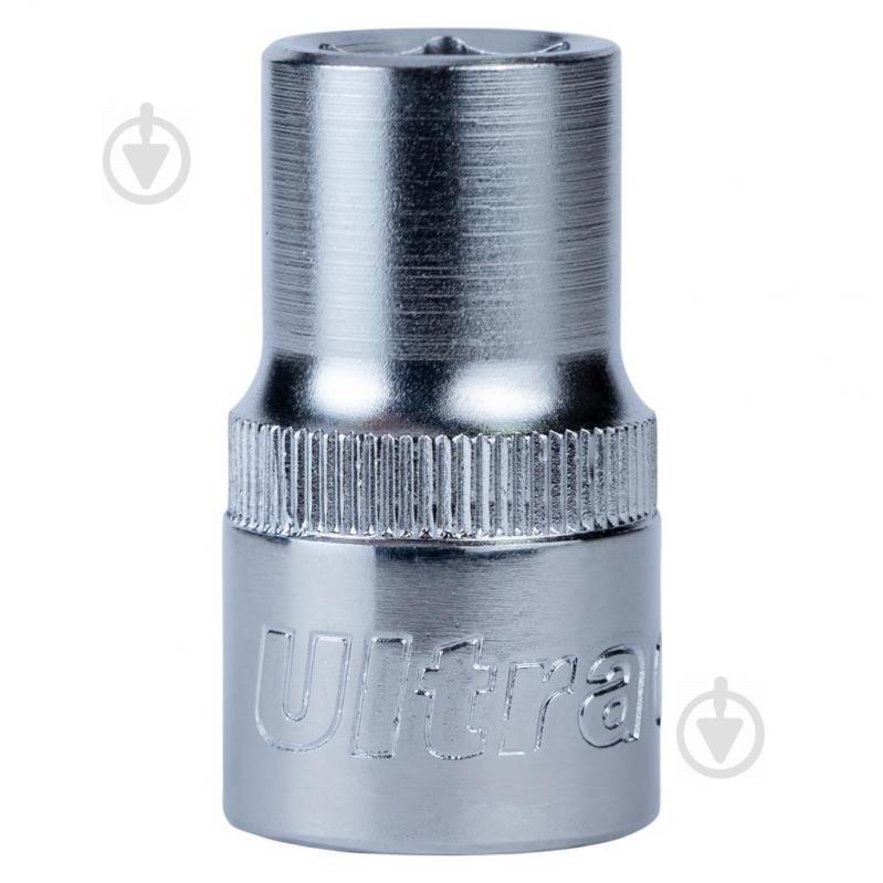 Насадка шестигранна коротка 1/2" 12мм CrV ULTRA (6070122)