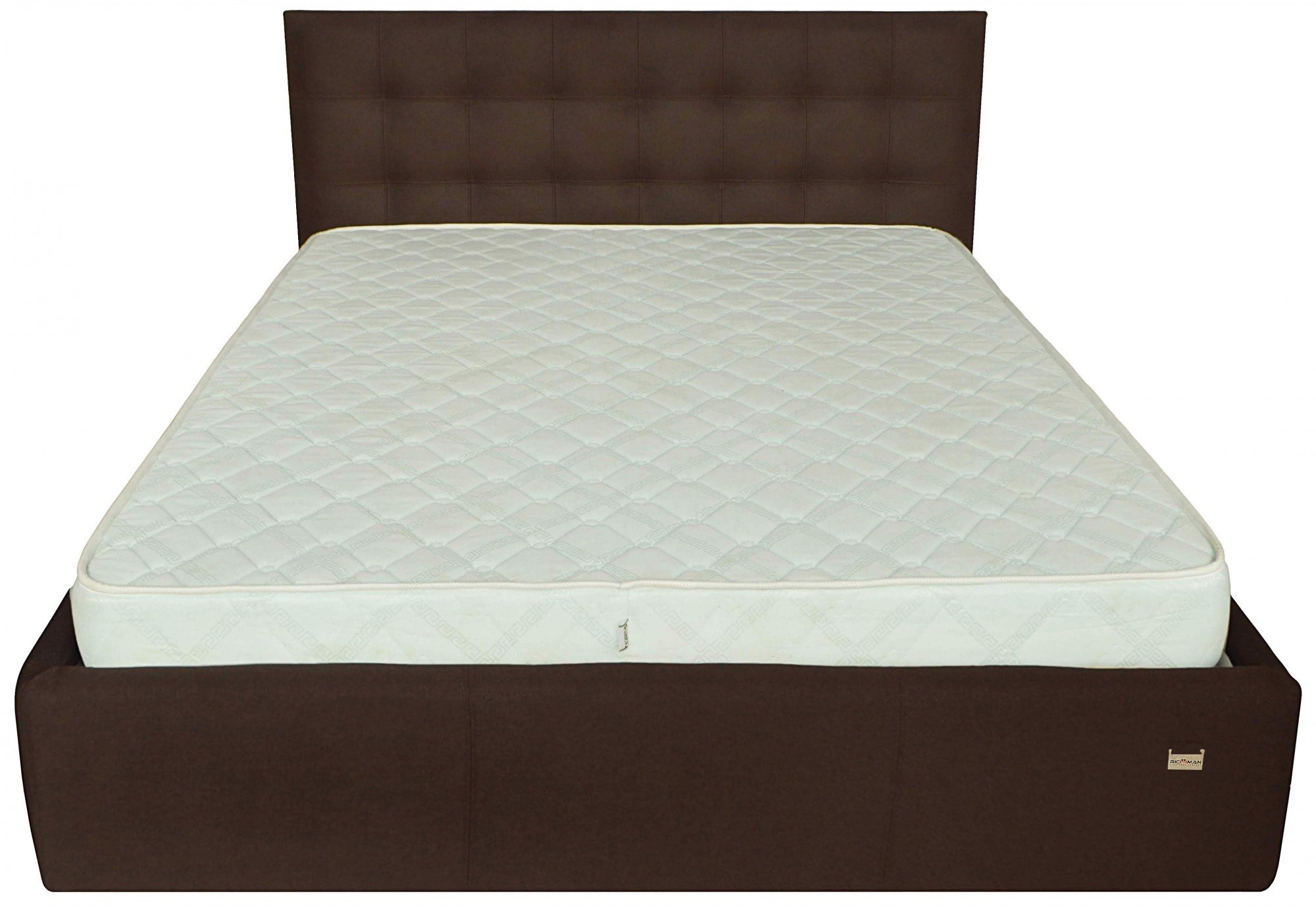 Кровать Двуспальная Chester New Comfort 160 х 190 см Suarez 1010 С подъемным механизмом и нишей для белья Коричневый - фото 2