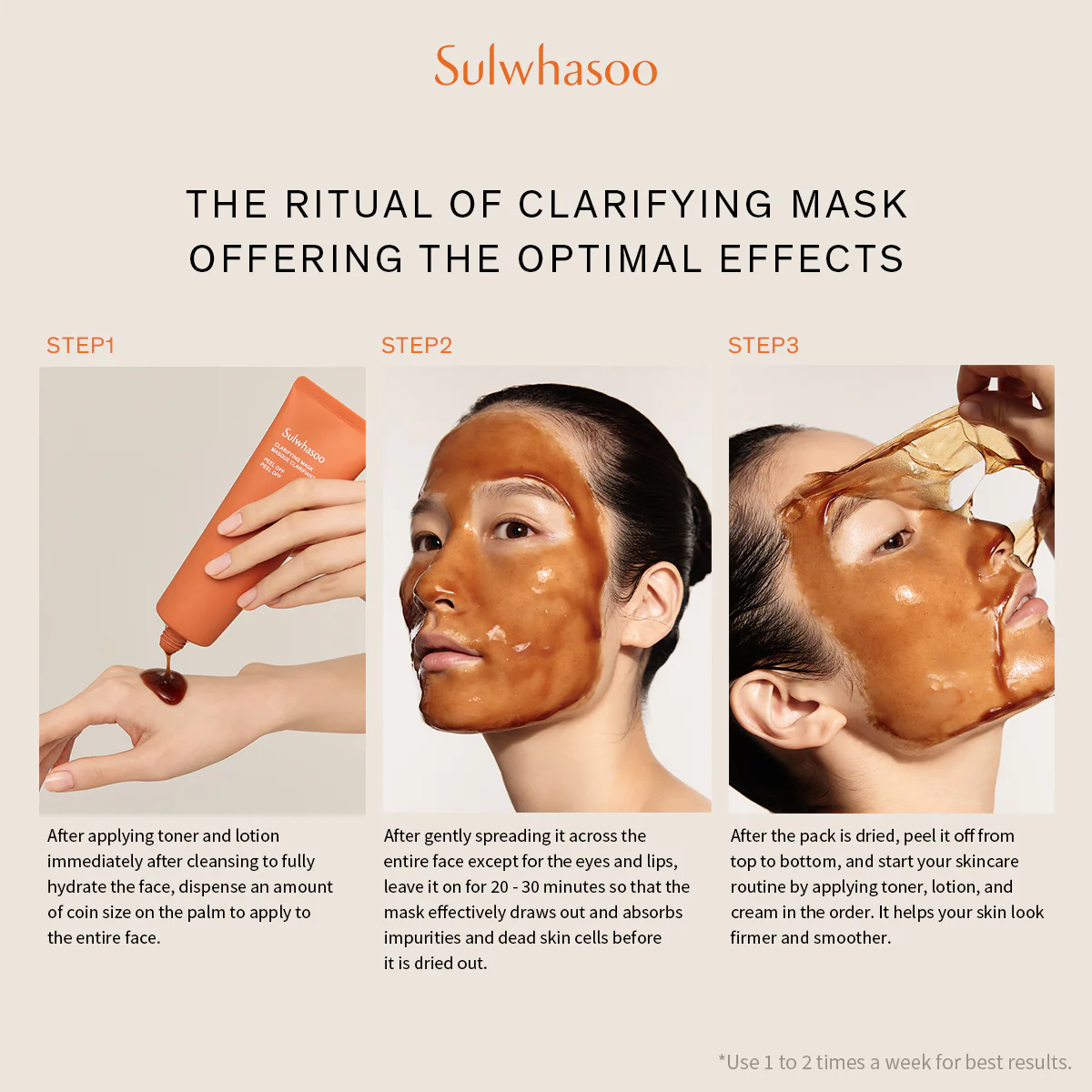 Маска-плівка Sulwhasoo Clarifying Mask на східних травах 35 мл (8809803587877) - фото 3