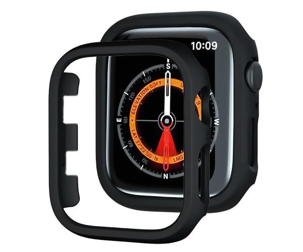 Чехол защитный TPU для смарт-часов Apple Watch 38 мм Черный