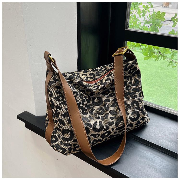 Жіноча сумка через плече принт Леопардовий Коричневий (2577569105)