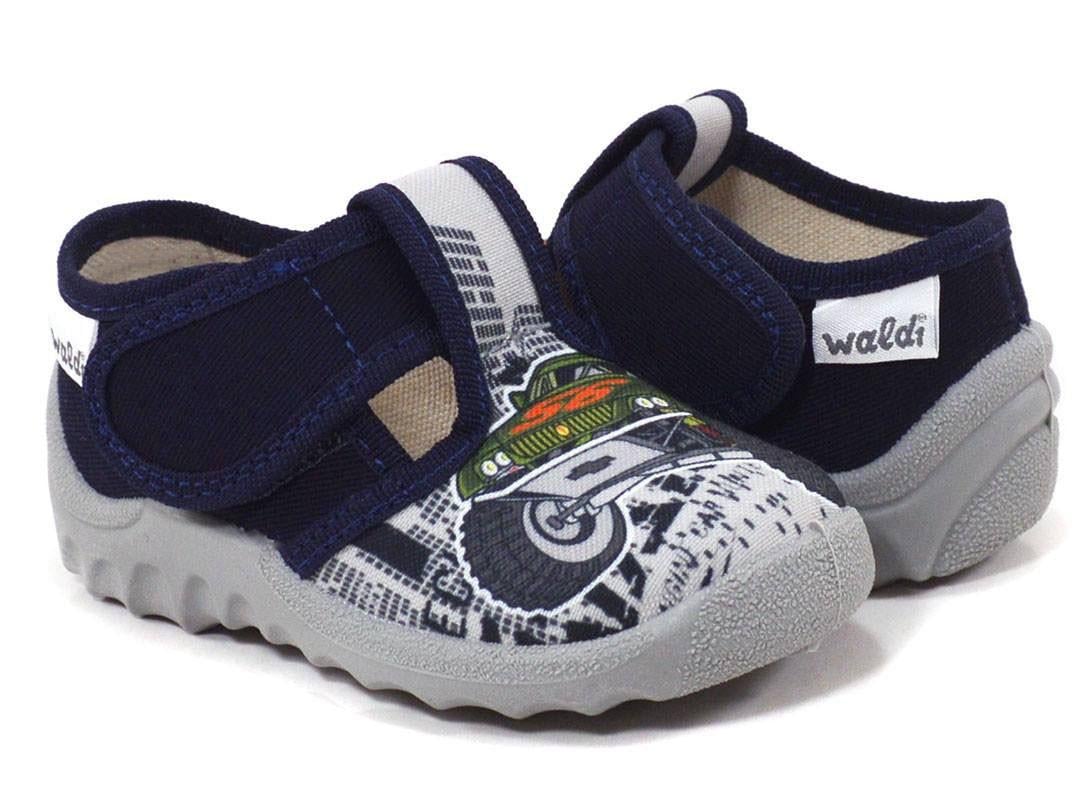 Тапочки для хлопчиків Waldi 360-164/22 на липучках р. 22 Темно-синій