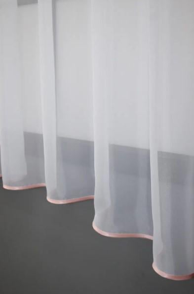 Занавеска на кухню с аркой 280х170 см Белый/Розовый (036к) - фото 2 Занавеска на кухню с аркой 280х170 см Белый/Розовый (036к) - фото 2