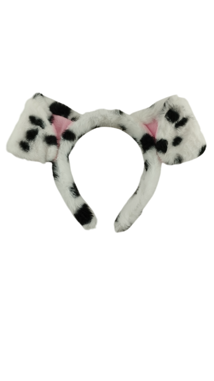 Обруч плюшевый с ушками Собачка Долматин (000002) Обруч плюшевый с ушками Собачка Долматин (000002)