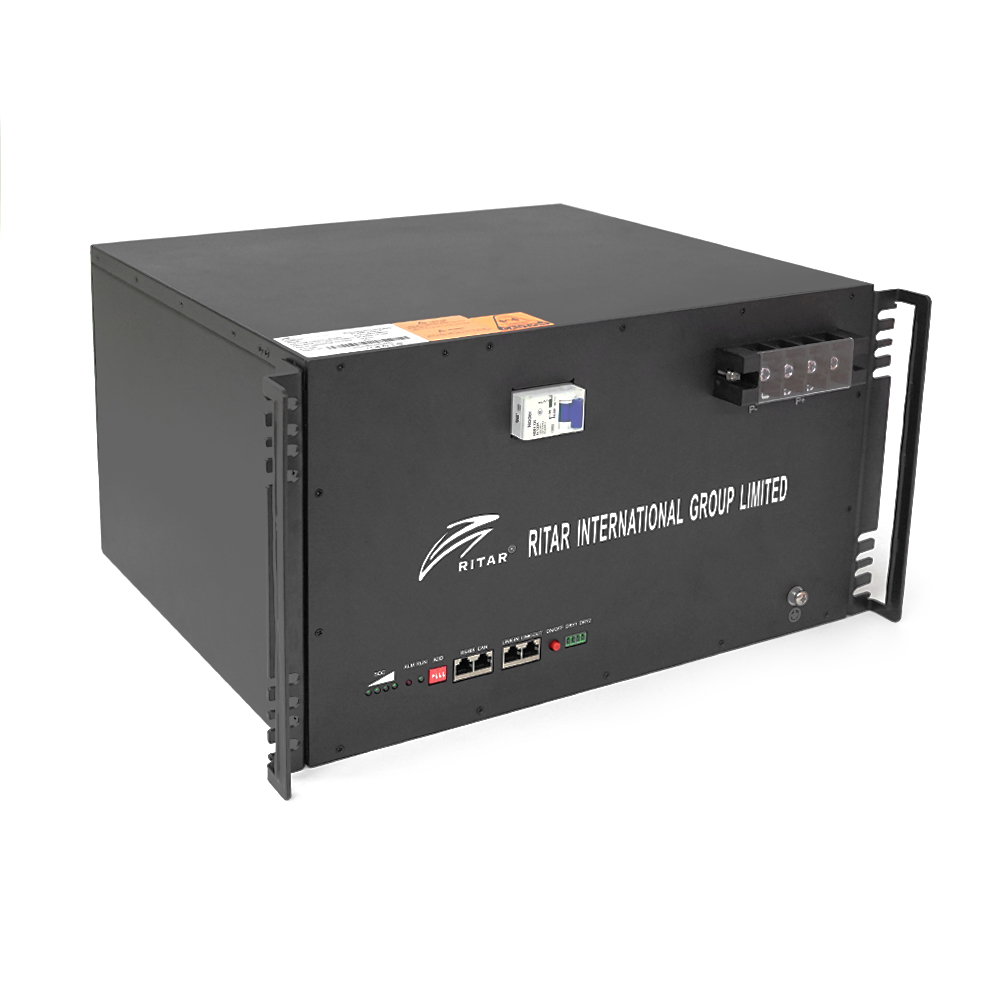 Акумулятор LiFePO4 Ritar 51,2V 150Ah 7680Wh BMS 100A стійка 442x400x260 мм (YUT_V111410)