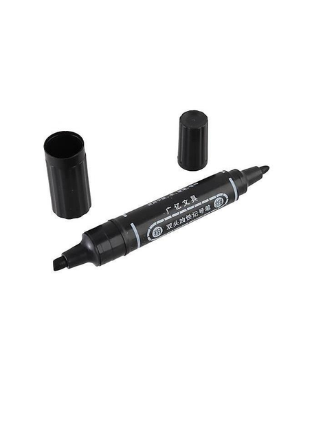 Маркер BK-150 2-сторонний 2-3 мм и 3-4 мм Черный (1656)