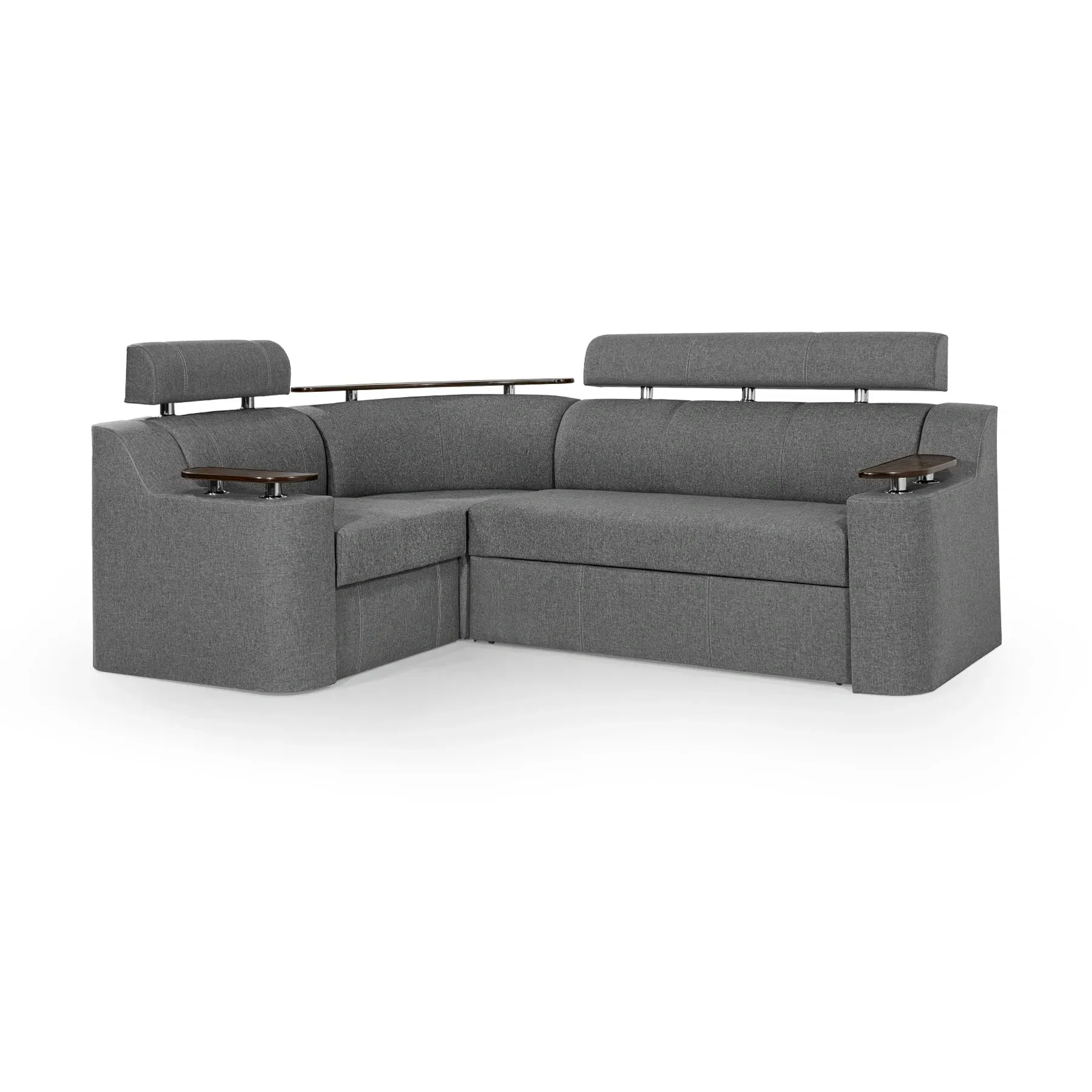 Диван угловой Невада 255х185 см Серый (25484846)