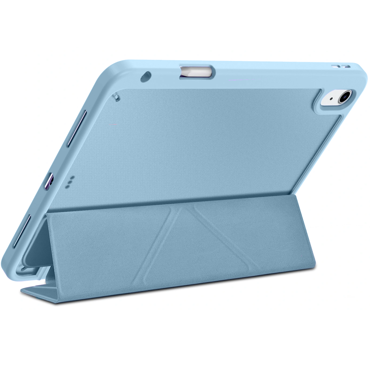 Чехол-книжка WIWU iShield Case with Pencil Slot for iPad 10,9 2022 Blue - фото 6