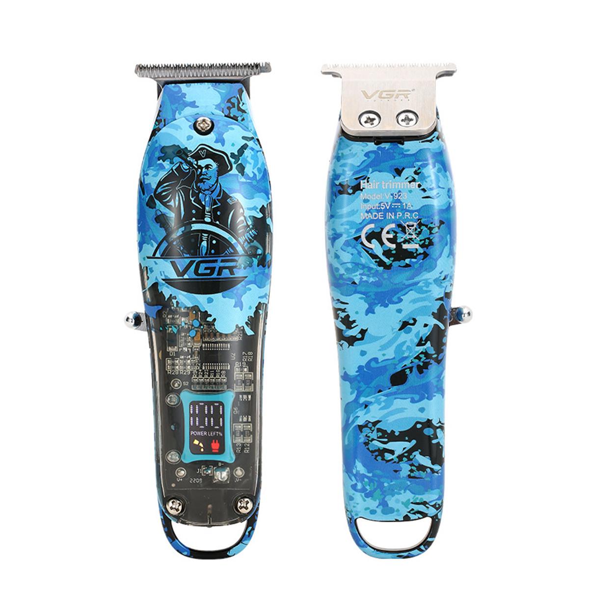 Тример для волосся та бороди VGR V-923 акумуляторний з LED-індикатором (HP-V-923) - фото 2 Тример для волосся та бороди VGR V-923 акумуляторний з LED-індикатором (HP-V-923) - фото 2