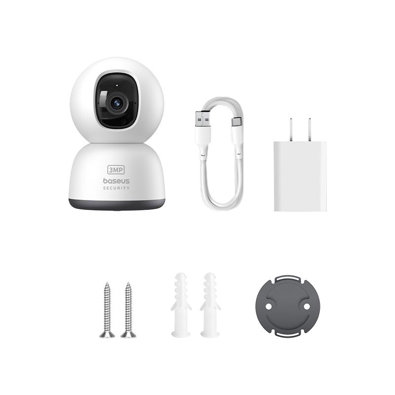 IP-камера видеонаблюдения BASEUS Security P1 Series Indoor 3MP OS White EU (S0TV002132) - фото 3 IP-камера видеонаблюдения BASEUS Security P1 Series Indoor 3MP OS White EU (S0TV002132) - фото 3