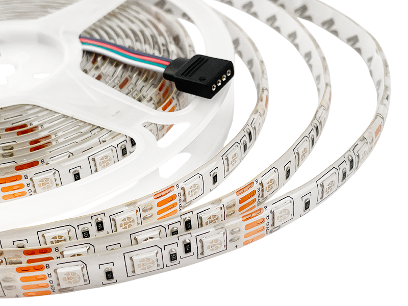 Світлодіодна стрічка МТК 5050 60 LED 10 мм 12V 14,4W/м IP65 RGB (10600) - фото 3