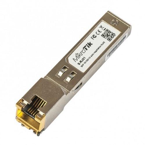 Інтерфейсний модуль SFP Mikrotik S-RJ01 SFP-S-RJ01 10/100/1000M copper module (575084)